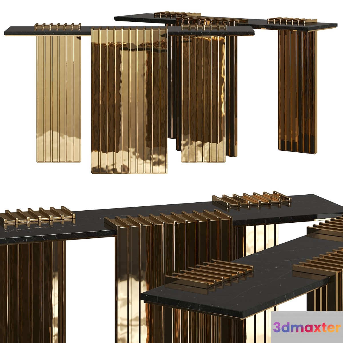 Luxxu Vertigo Console Table - No.3