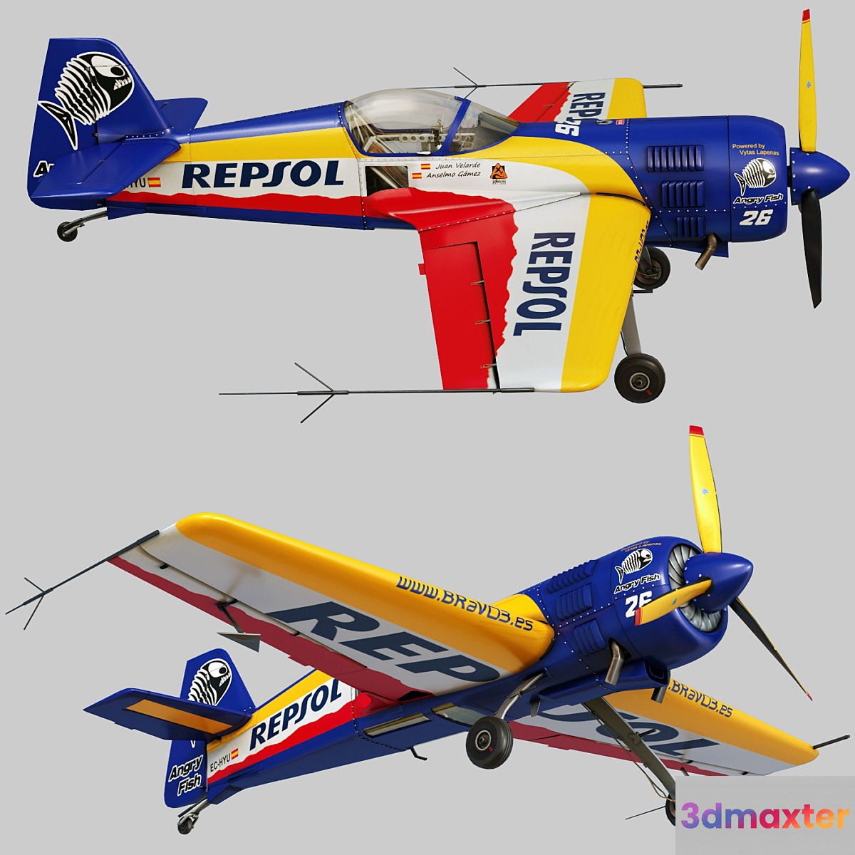 Su-26MX 3D Max