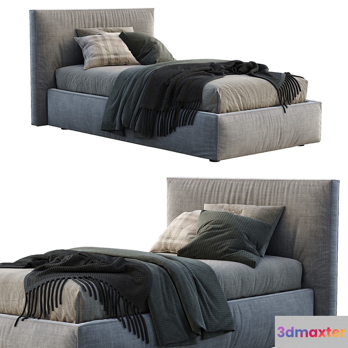 Flexteam Single Bed MILLER 3D Max