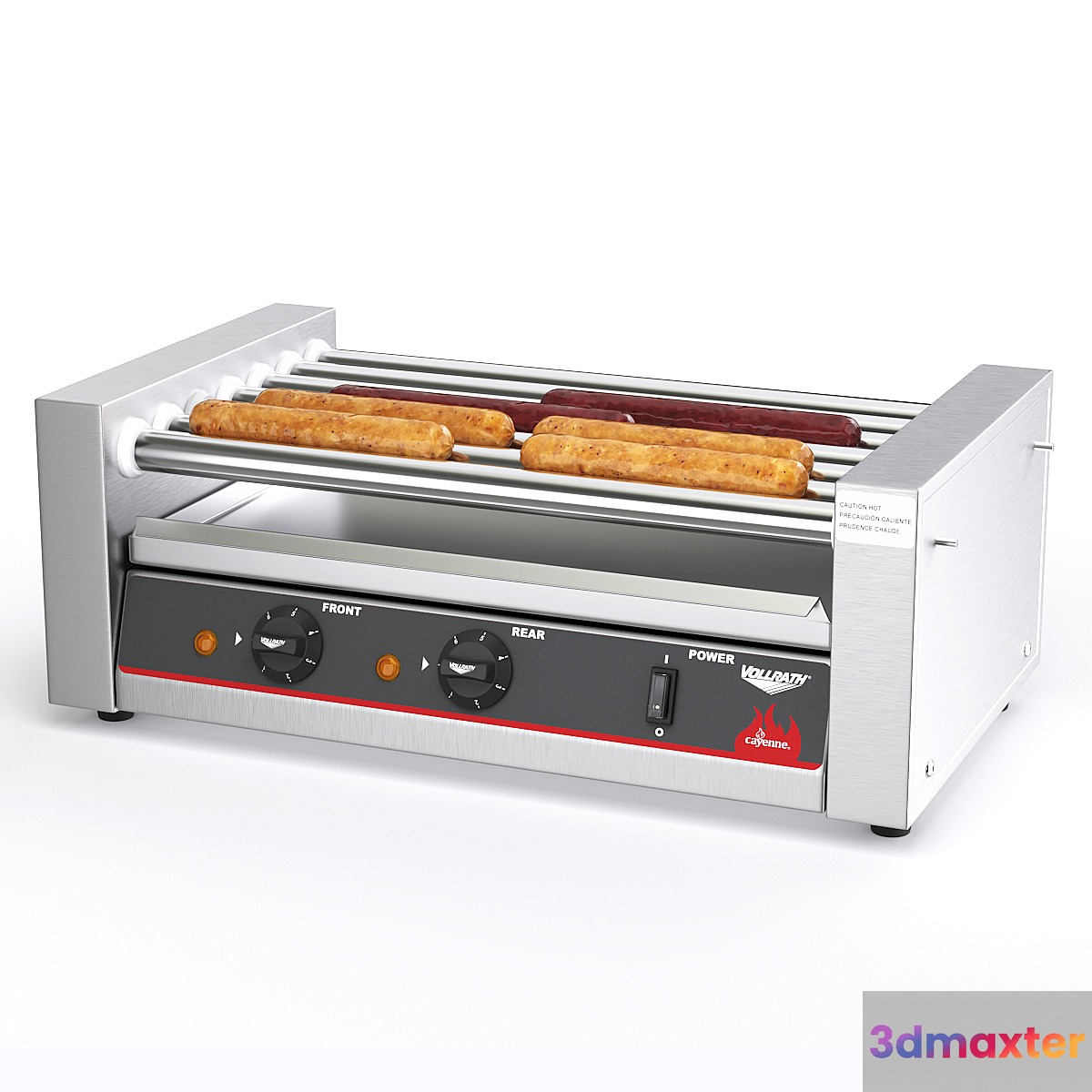 Hot Dog Roller Grill Vollrath CAYENNE 40821 3D Max