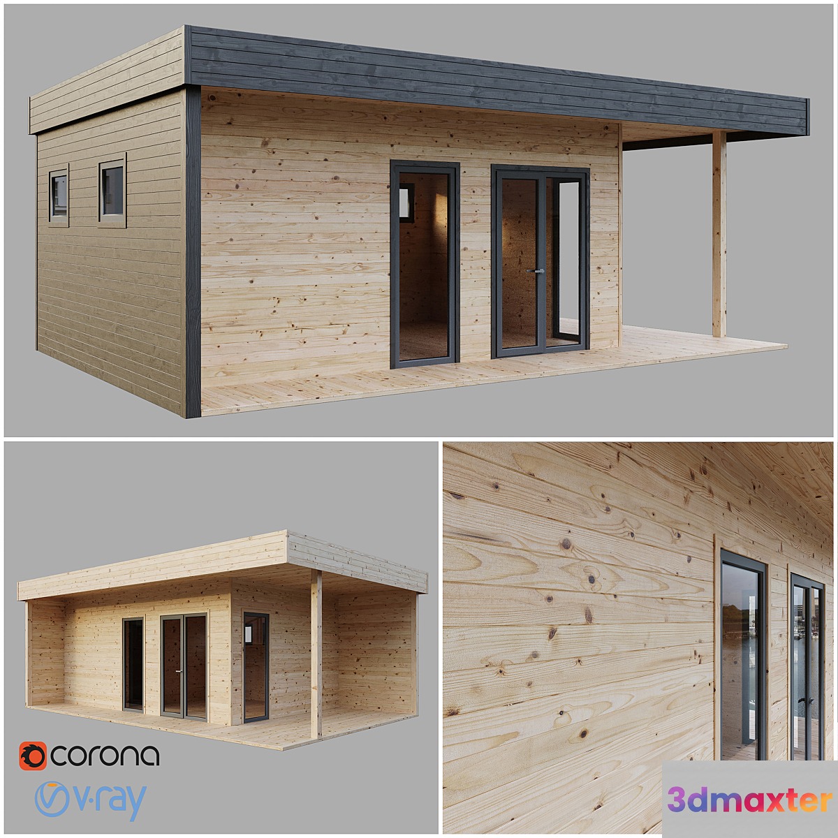 Modular house bathhouse