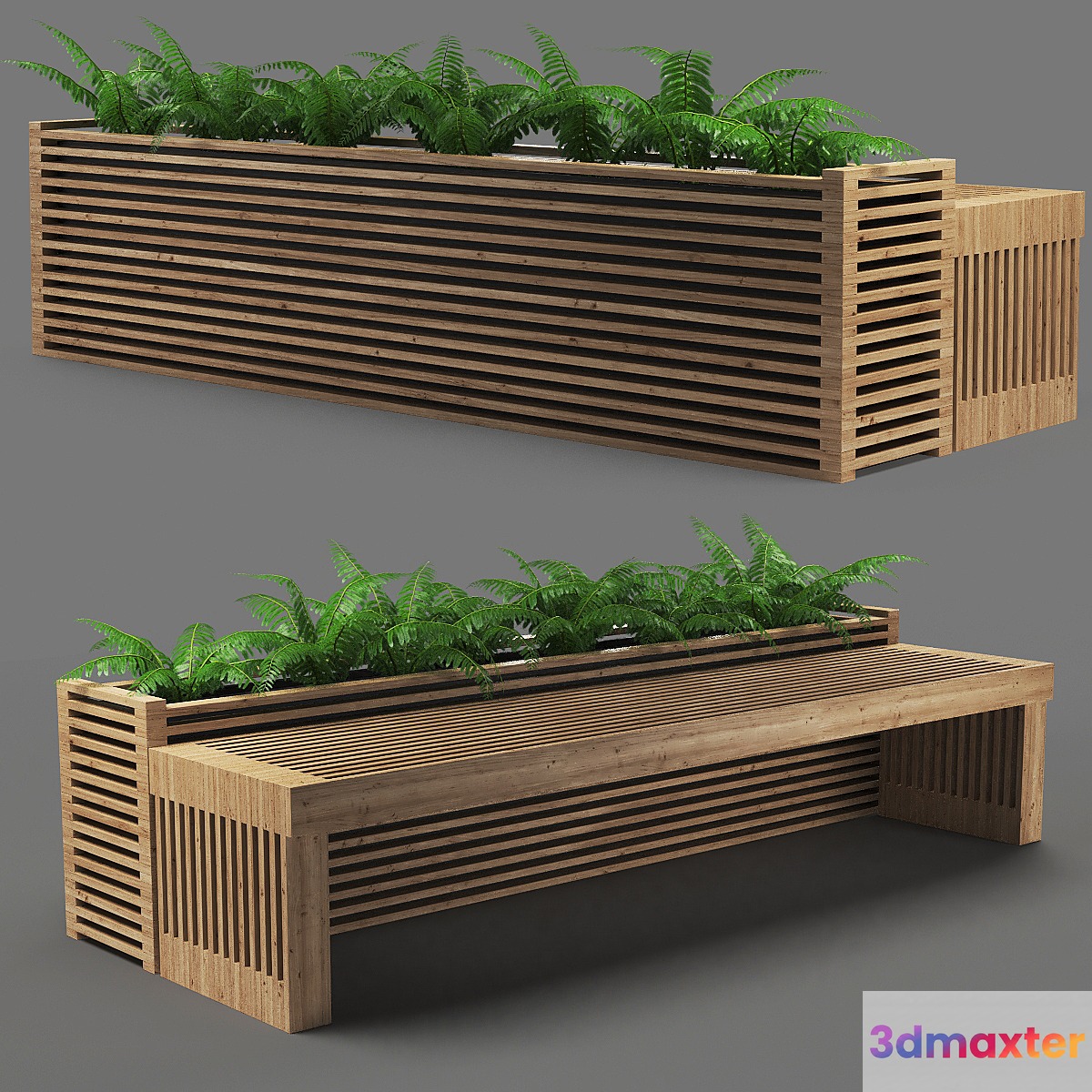 bench602-250cm 3D Max