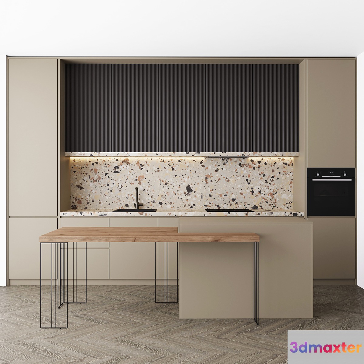 Kitchen set1 3D Max