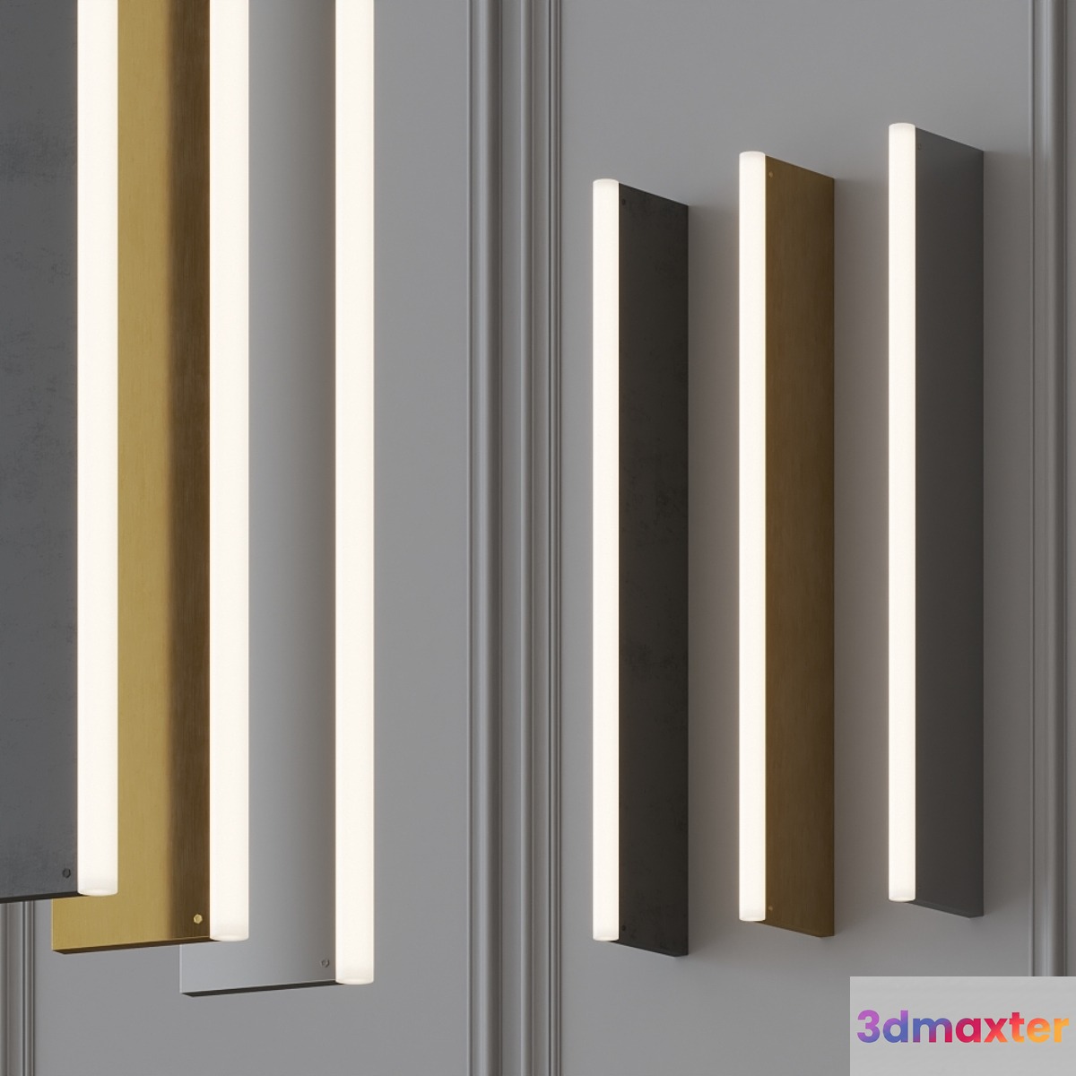 TUBE WALL LIGHT by Michael Anastassiades - No.2 3D Max
