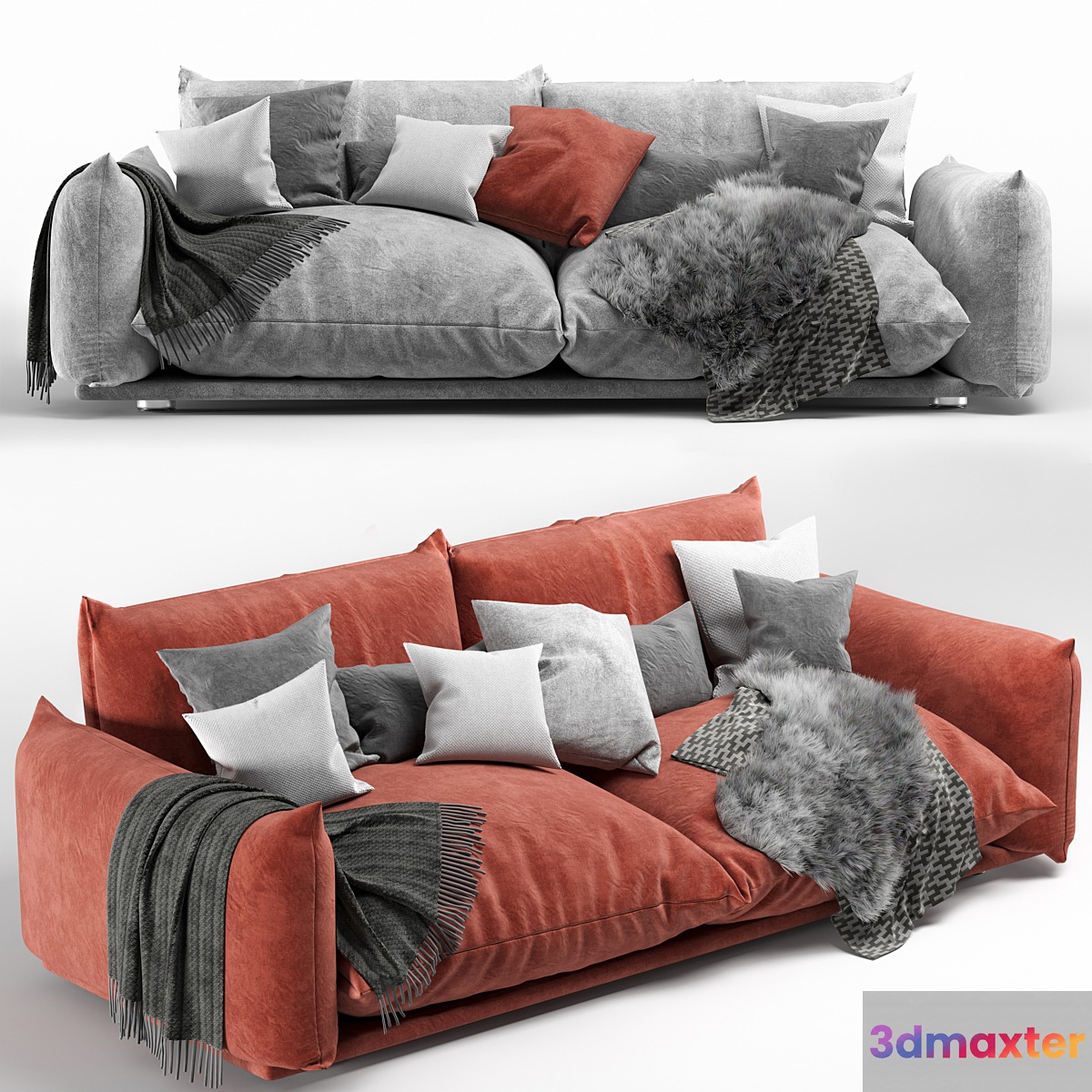 Marenco sofa 02 3D Max