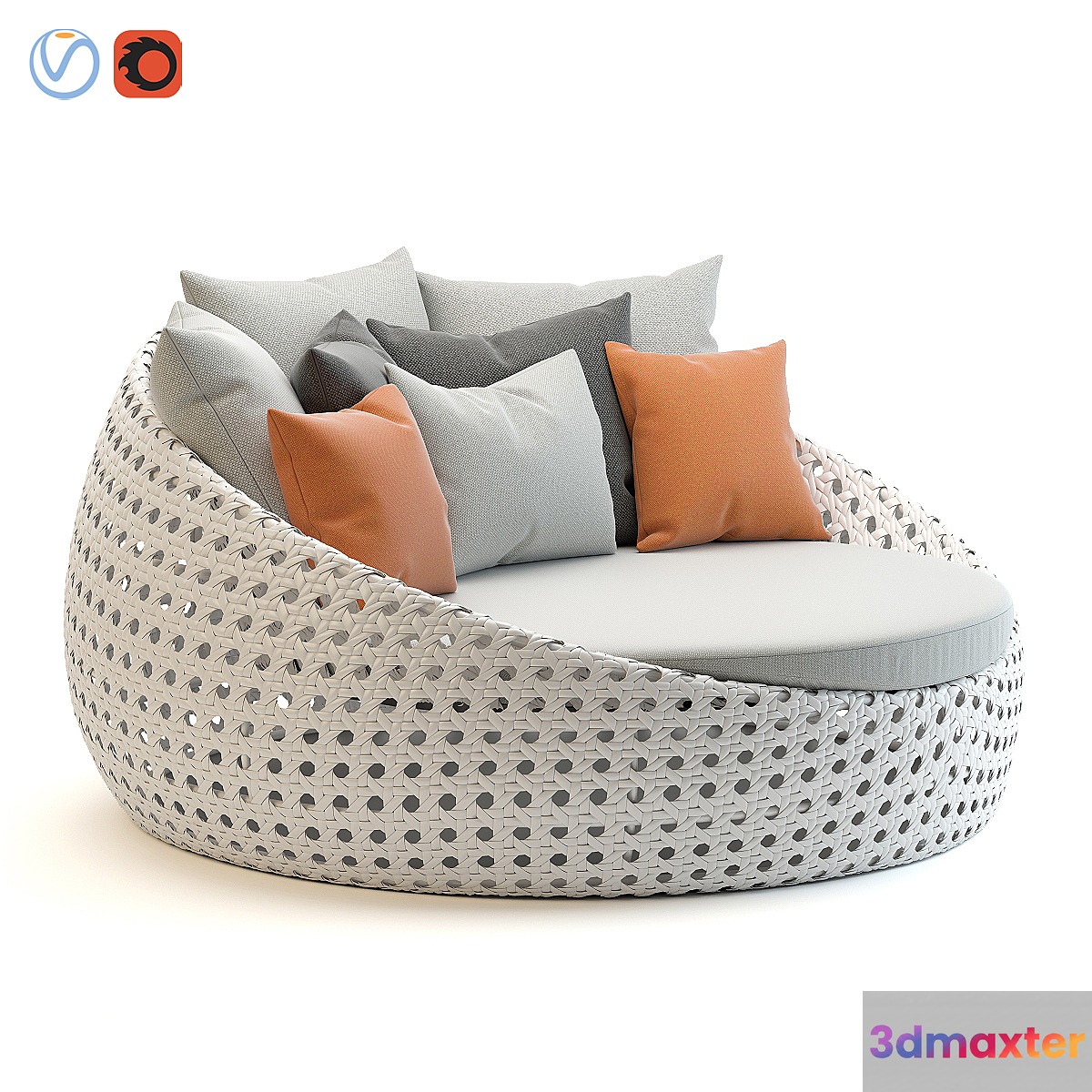 Sunweave penang day bed 3D Max