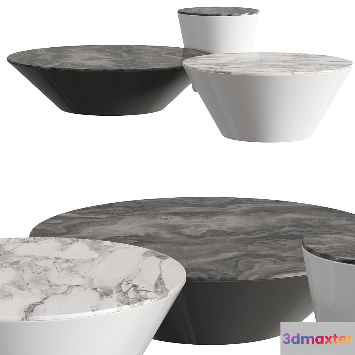 Acerbis Pond Coffee Tables 3D Max