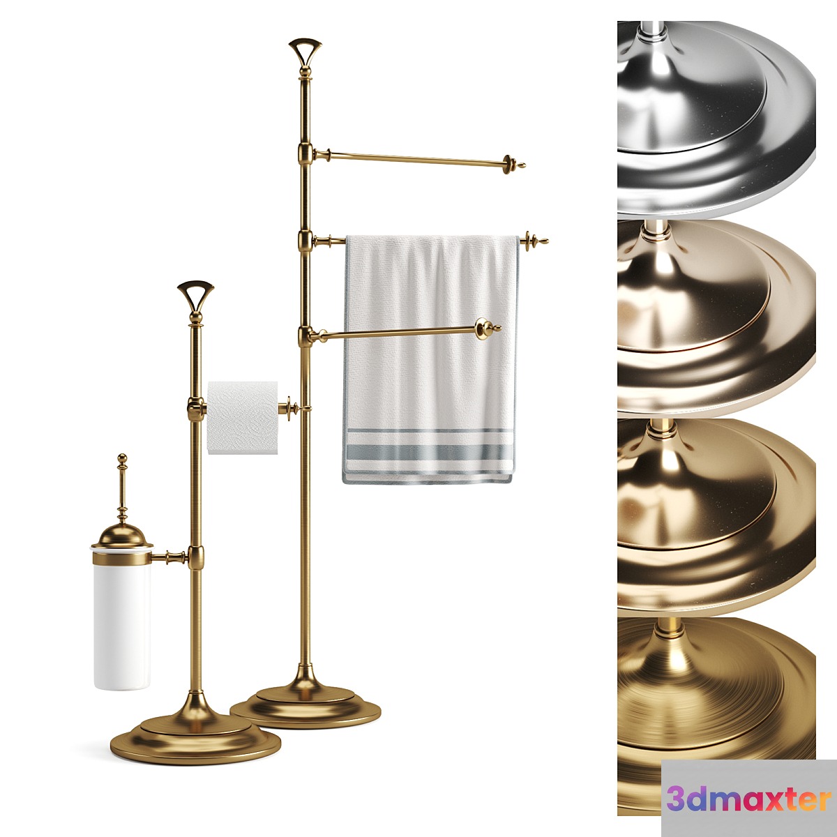 Devon & Devon Single Bathroom Accessories 3D Max