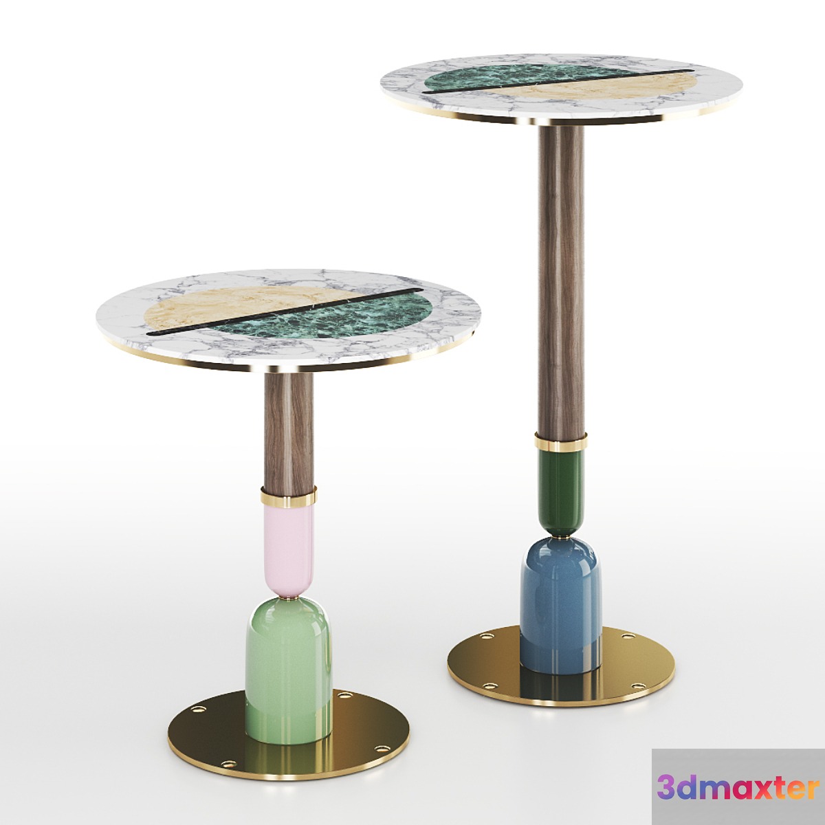 Foster coffee & Foster bar table 3D Max