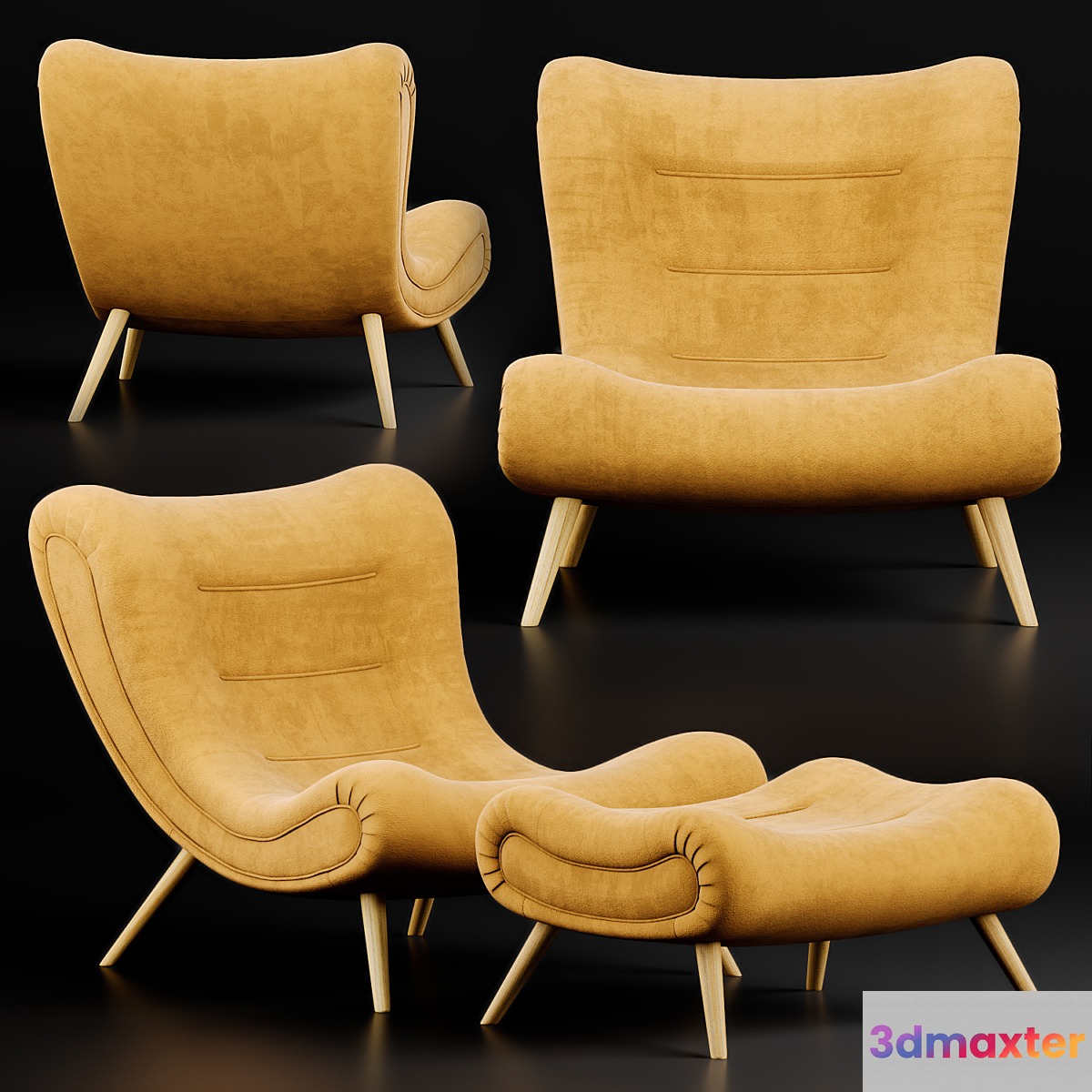 louis fashion single sofa - No.2