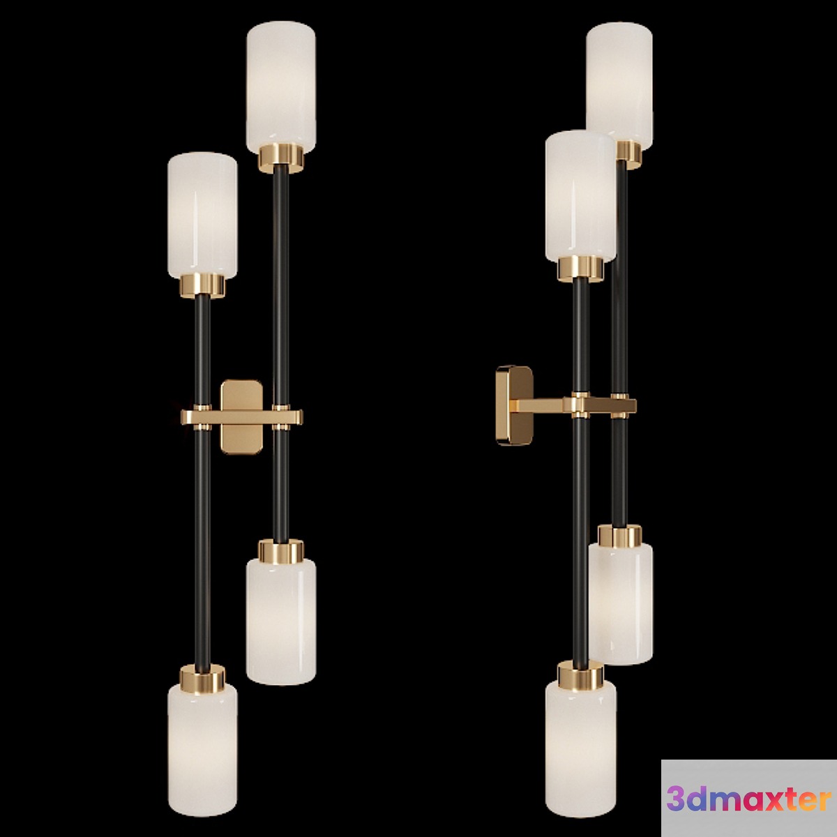 Wall lights Bert Frank Farol 3D Max