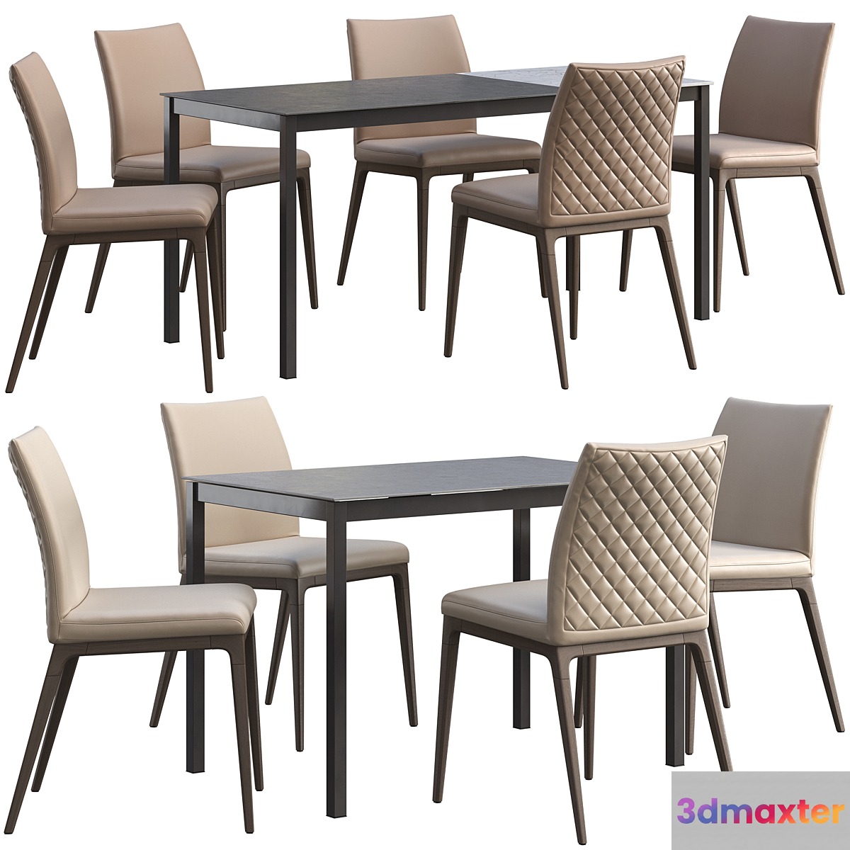 Dining table Connubia Snap + chair Romatti Soprano - No.3