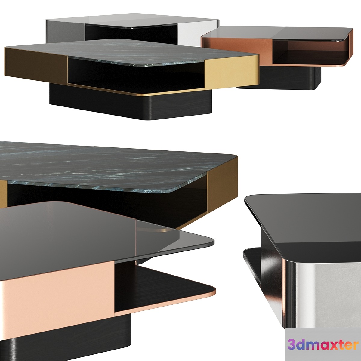 Red Edition Lounge Coffee Tables