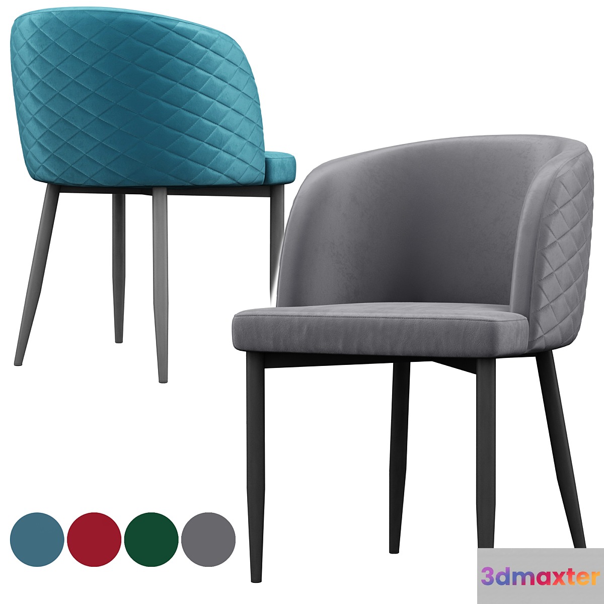 Chair Oscar Velor 3D Max