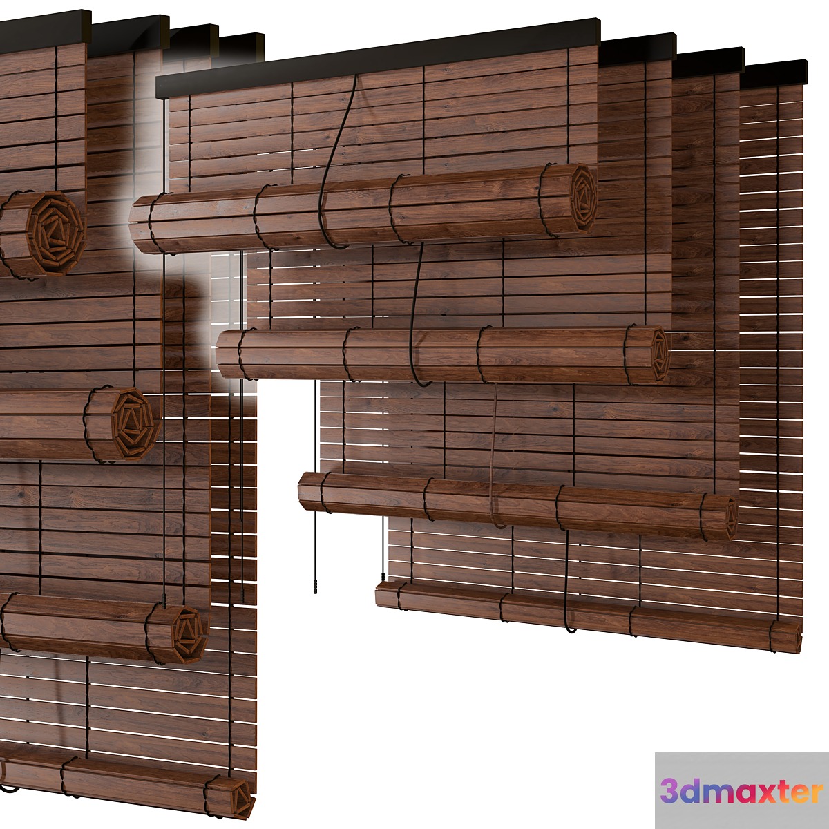 Wooden roller blind - No.2