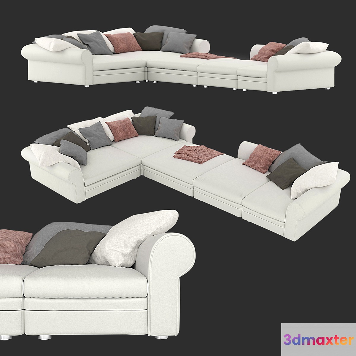 Pinton sofa 3D Max