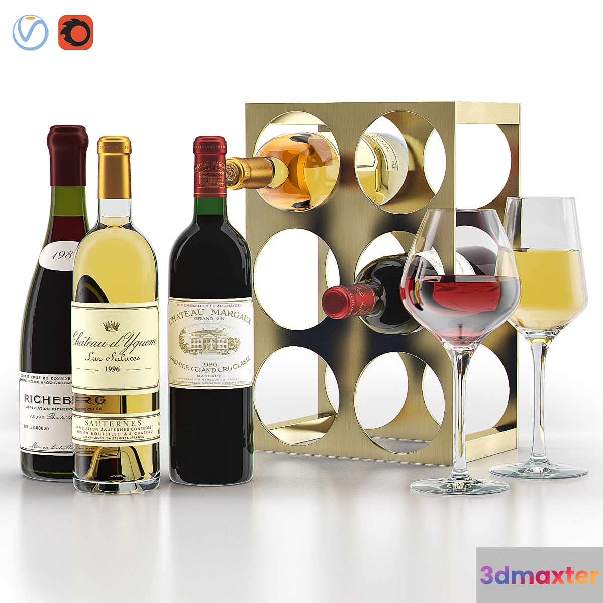 WEST ELM Metal Wine Rack