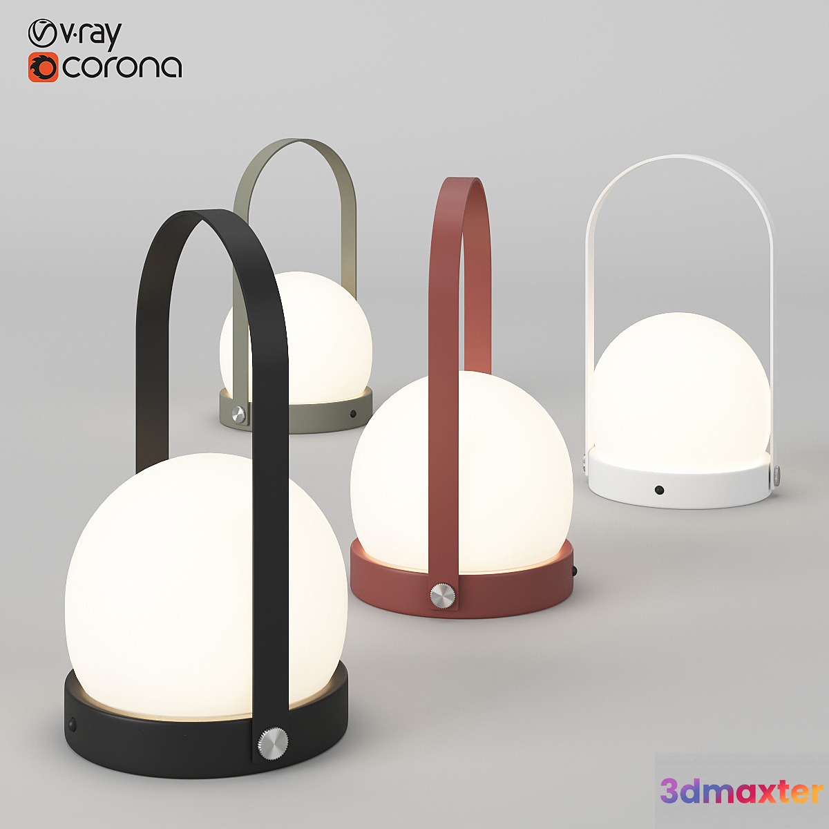 Menu Carrie Lamp 3D Max