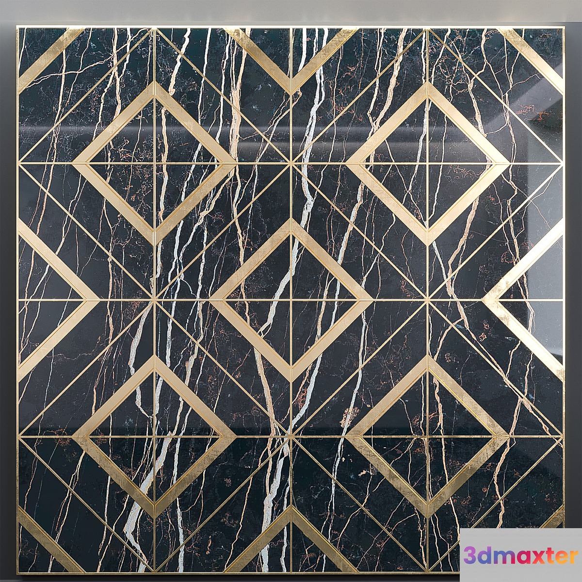 Decorative wall panel 14 3D Max