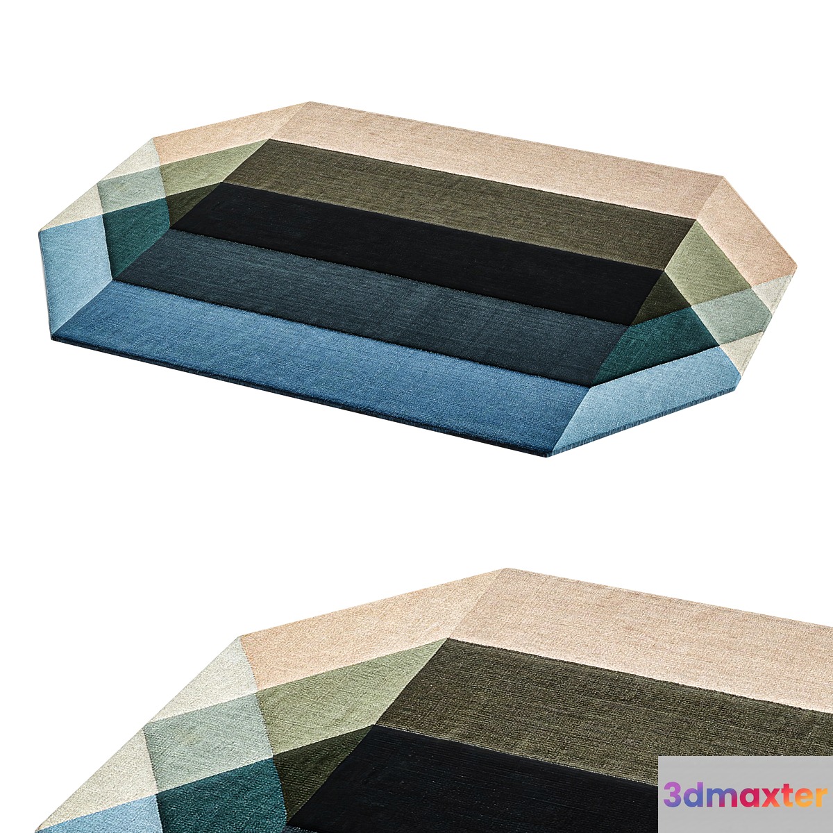Kilim Diamond Rug by Gan - No.4