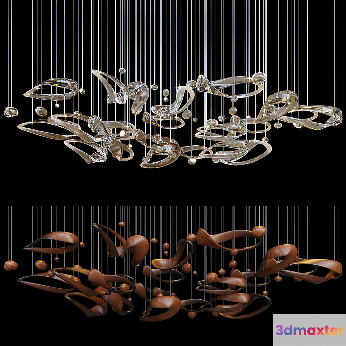 Chandelier Light Vargov 3D Max