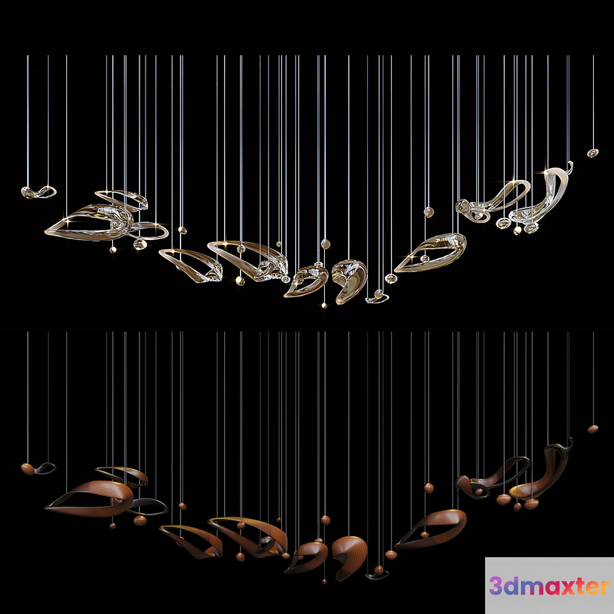 Chandelier Light Vargov - No.25 3D Max