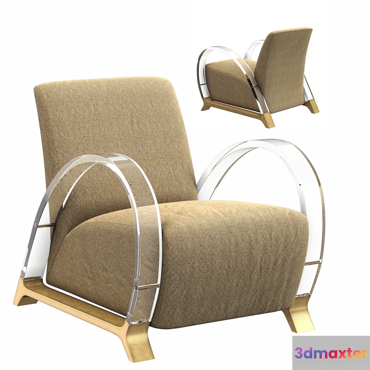Arch-support caracole chair