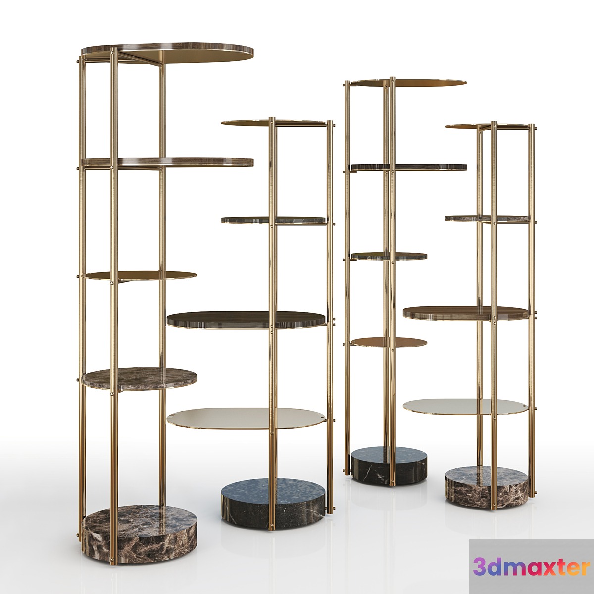 BookCase DOGE Vittoria Frigerio 3D Max