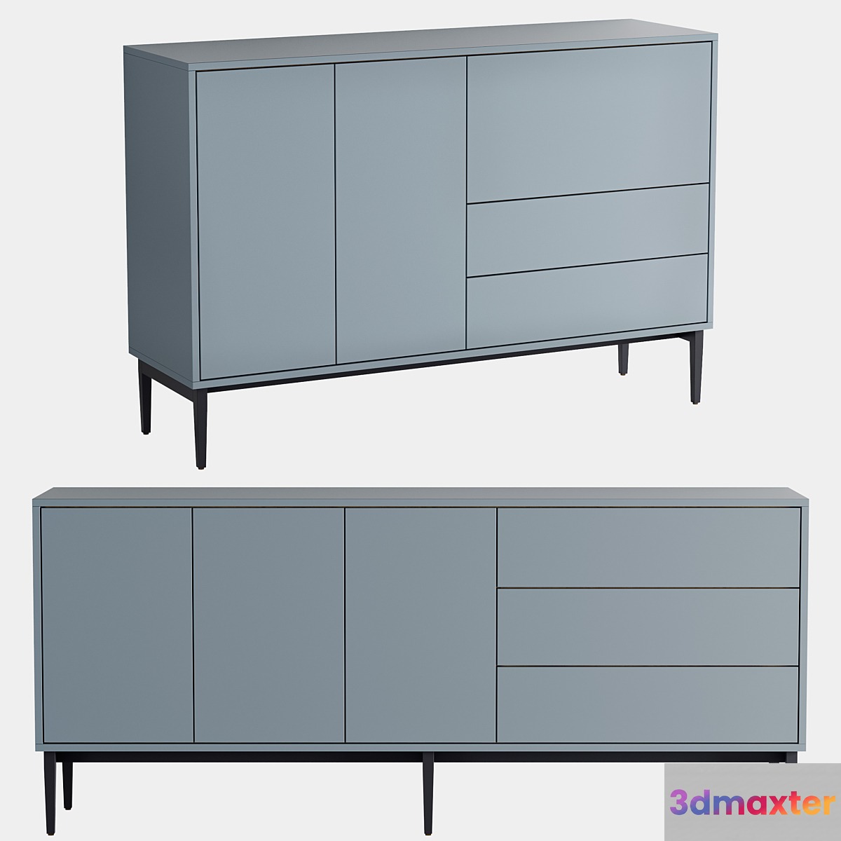 PIXEL CABINET Chest 3D Max