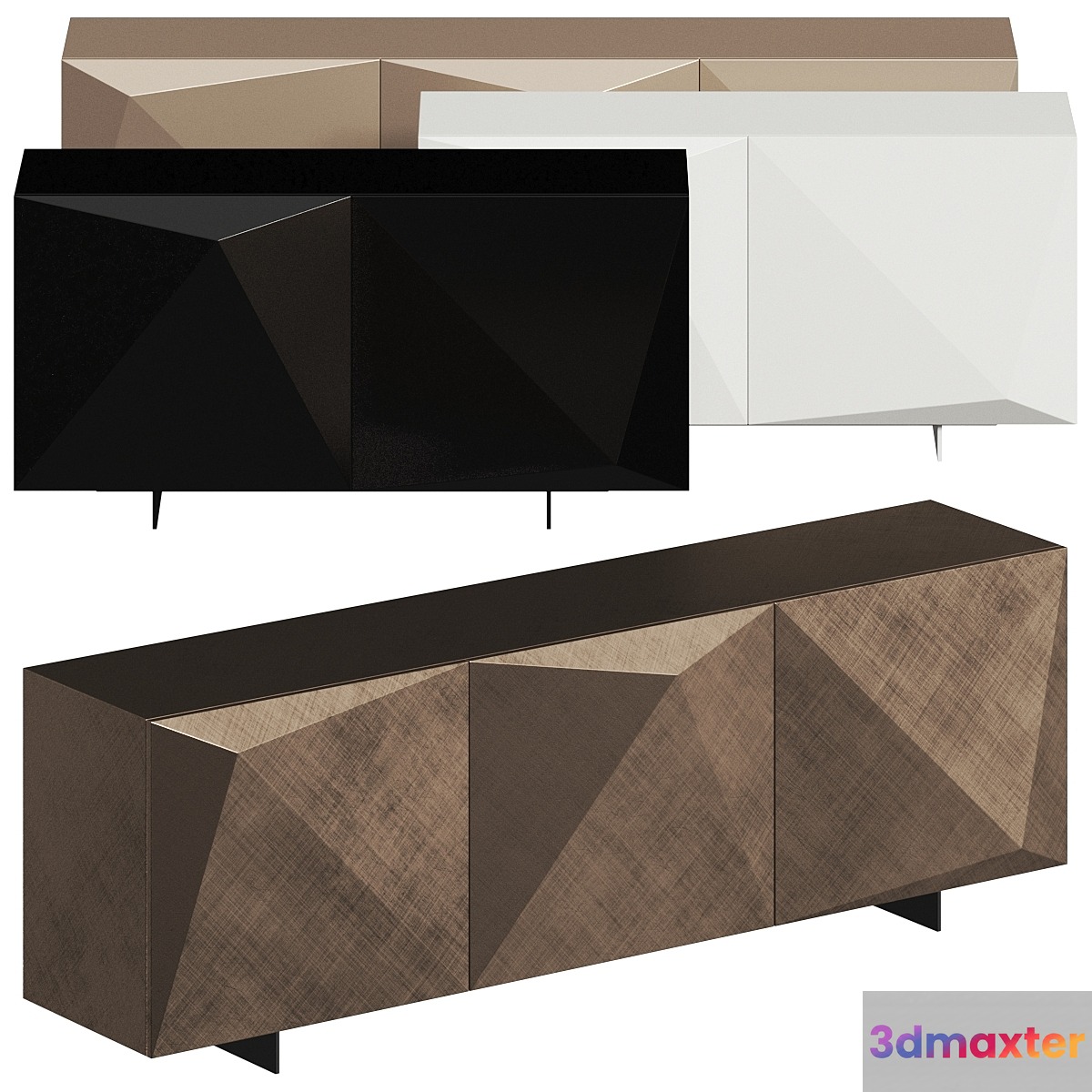 Cattelan Italia Kayak Sideboards 3D Max