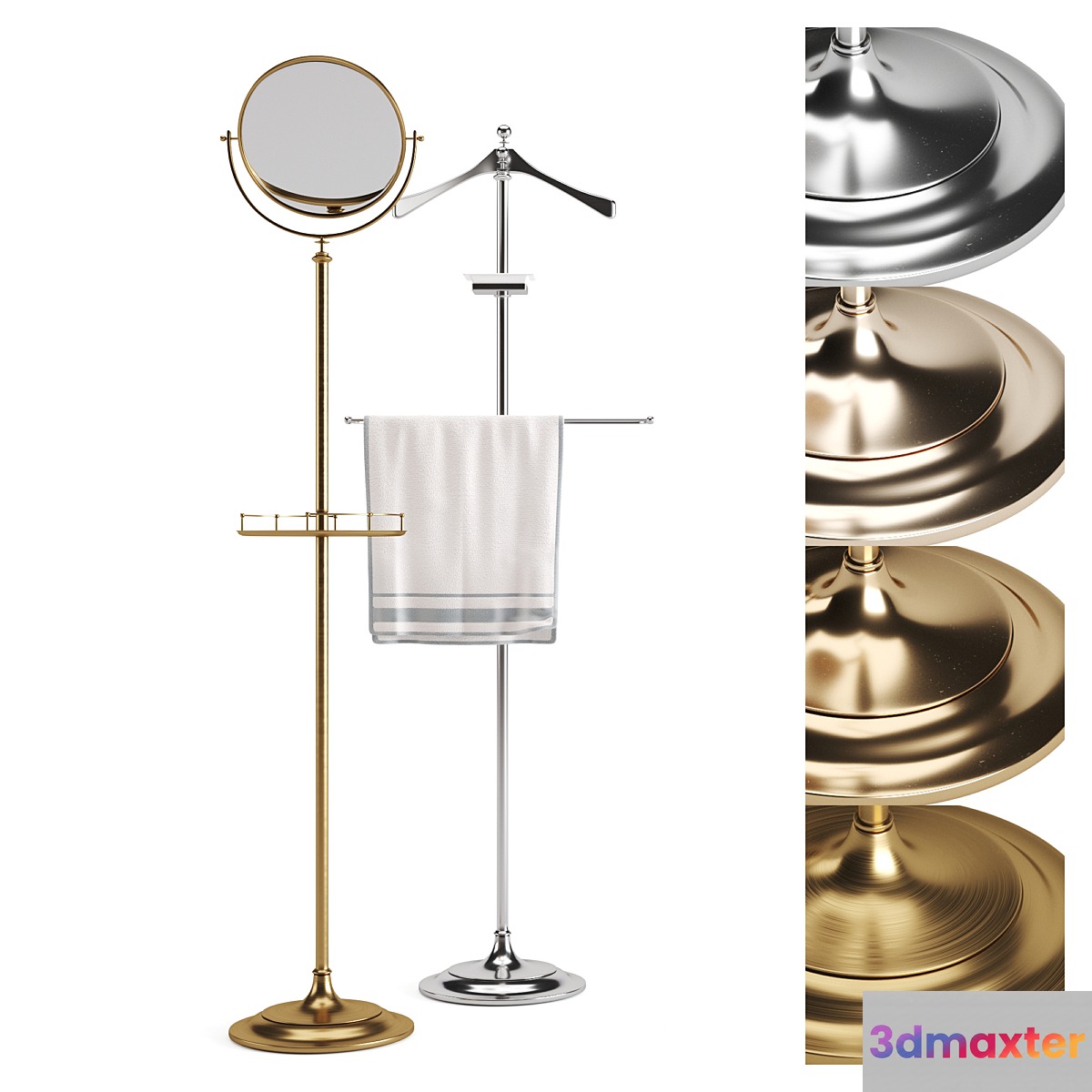 Devon & Devon Single Bathroom Accessories 3D Max Devon & Devon Single Bathroom Accessories 3D Max