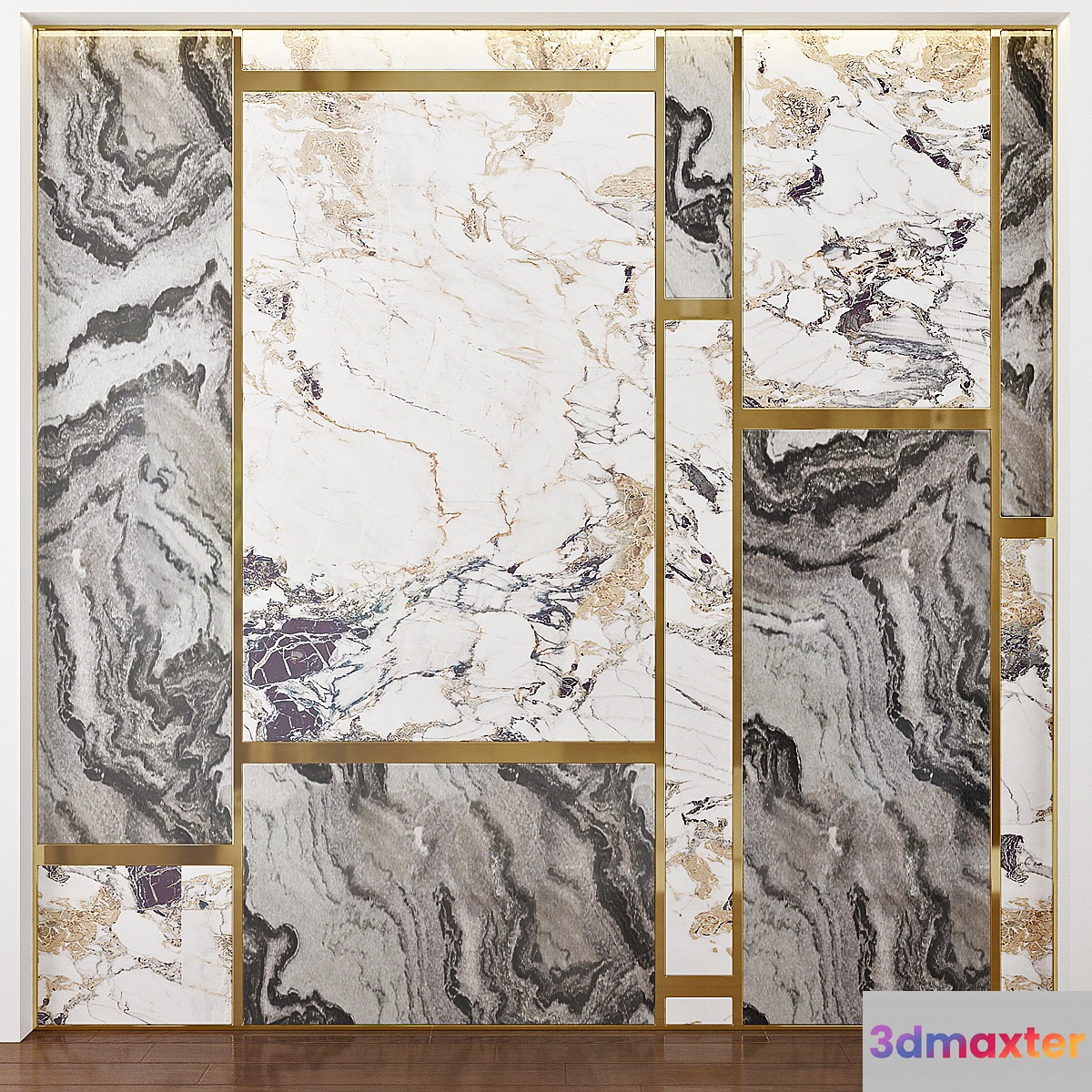 Wall Panel No.145 3D Max