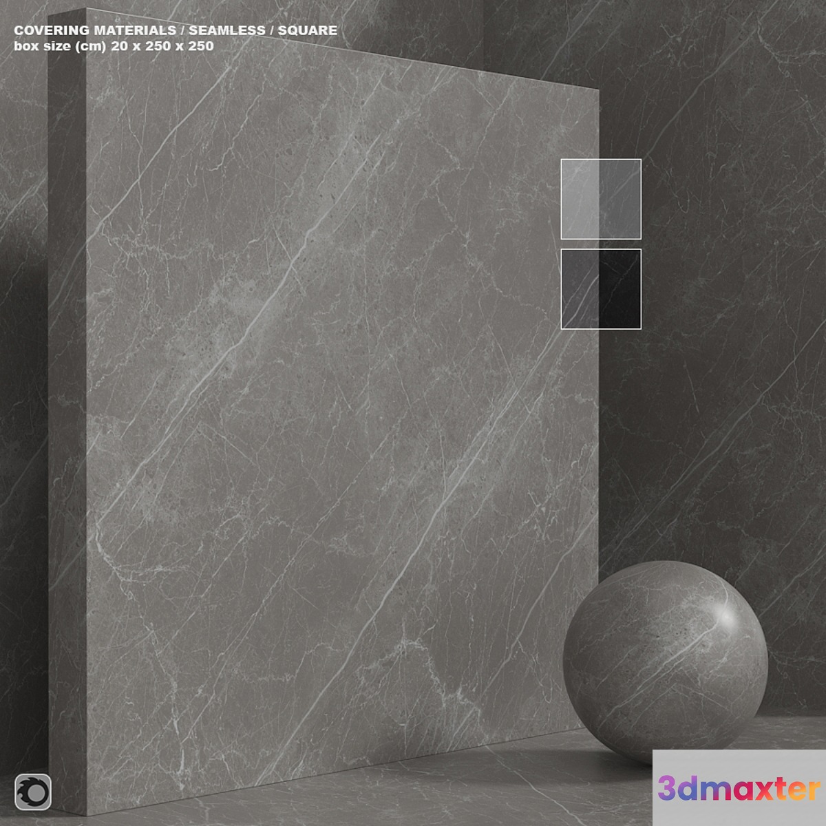 Material (seamless) - marble stone - set 158 3D Max