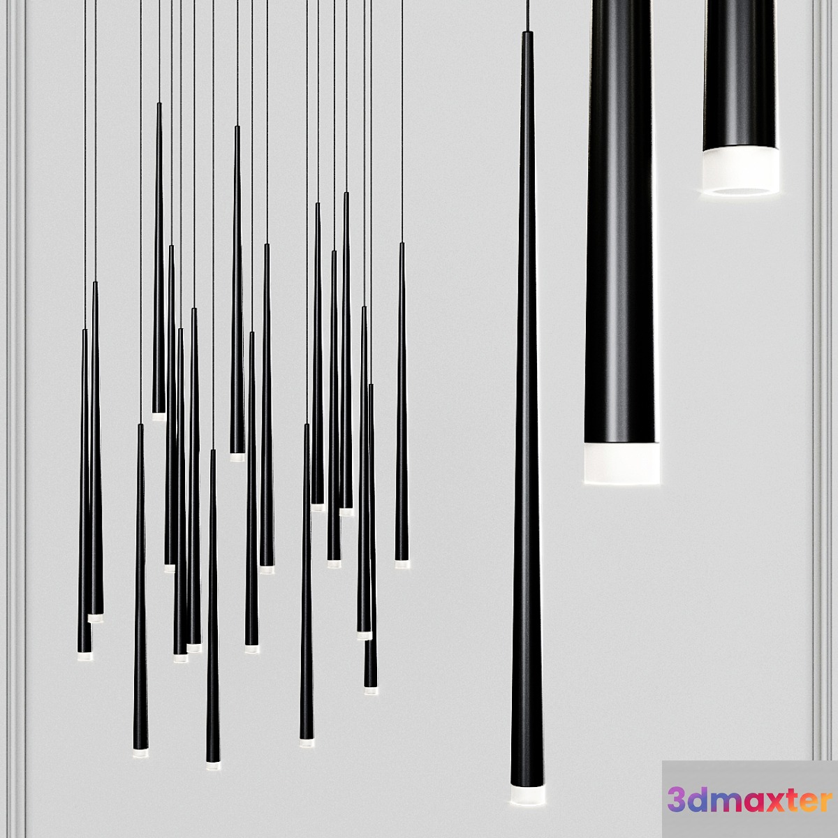 Pendant lamp Lampatron MORGAN 3 piece