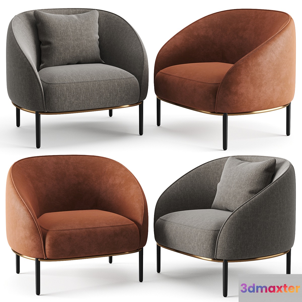 Potocco Yoisho Lounge 3D Max