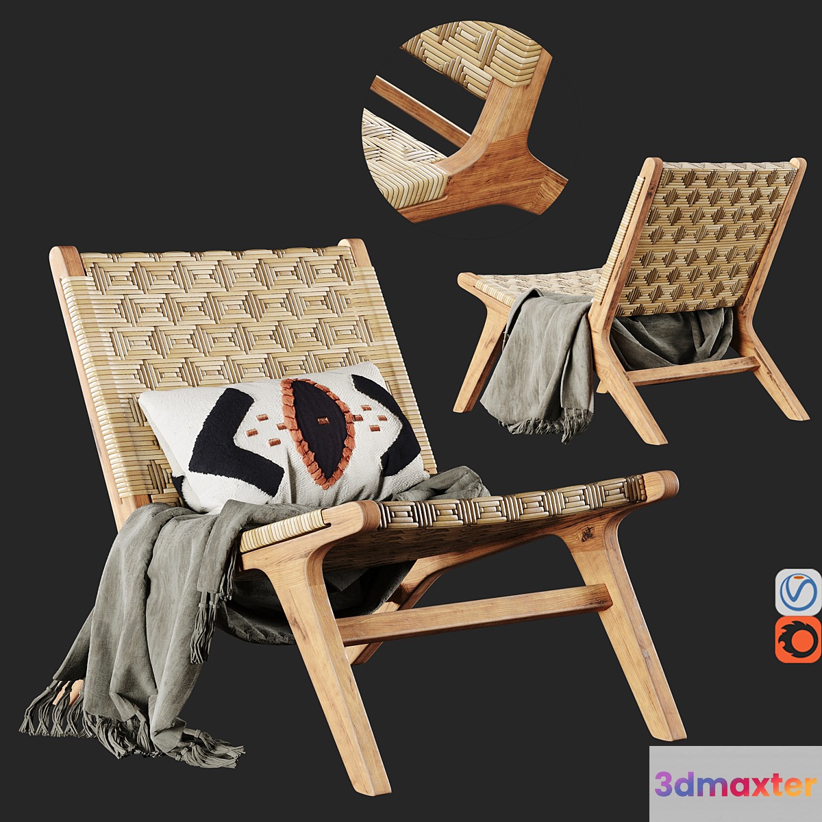Havana Wicker Garden Armchair No5 - No.2