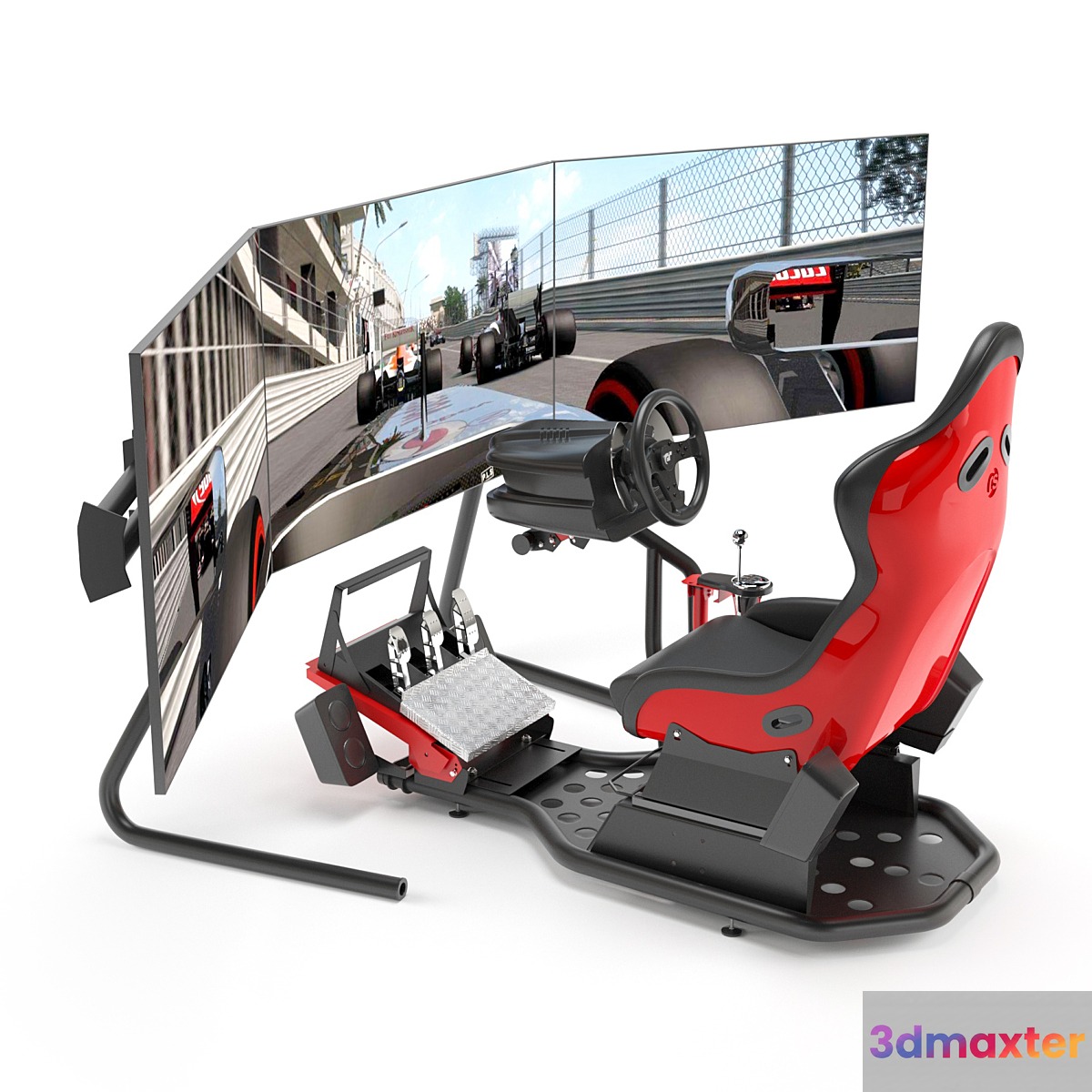 Racing game simulator 3D Max