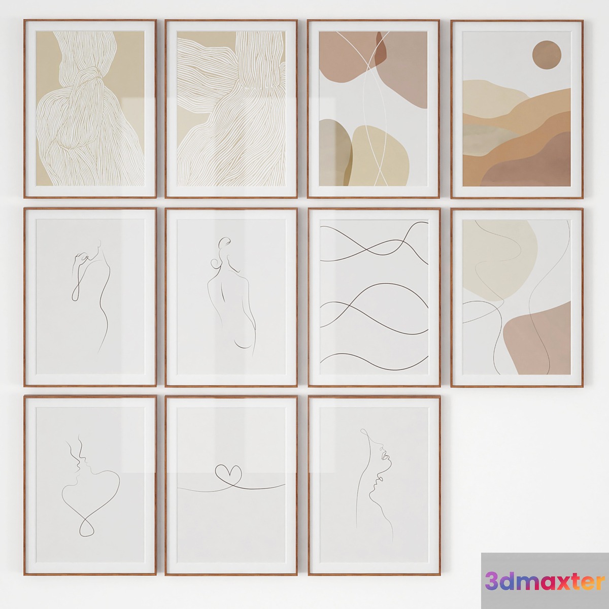 Set of posters 