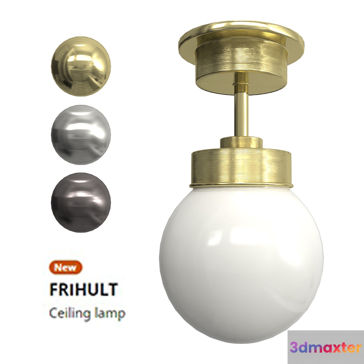 IKEA FRIHULT ceiling lamp 3D Max