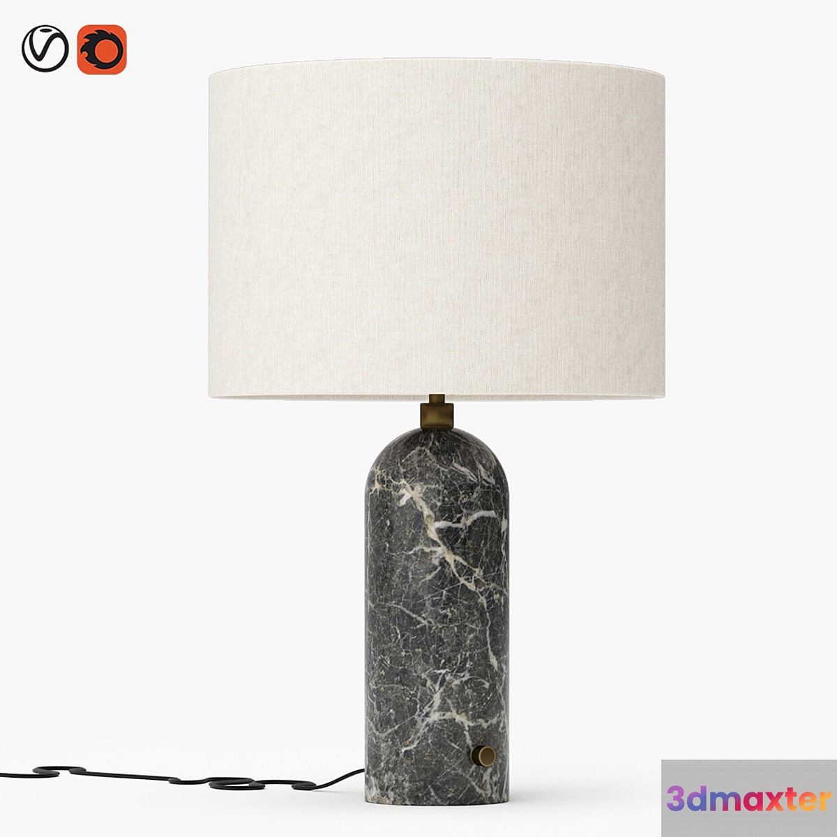 Gubi gravity table lamp 3D Max