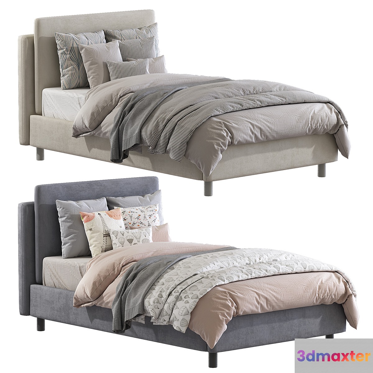 Bed Frick Basso _ Twils 2 3D Max