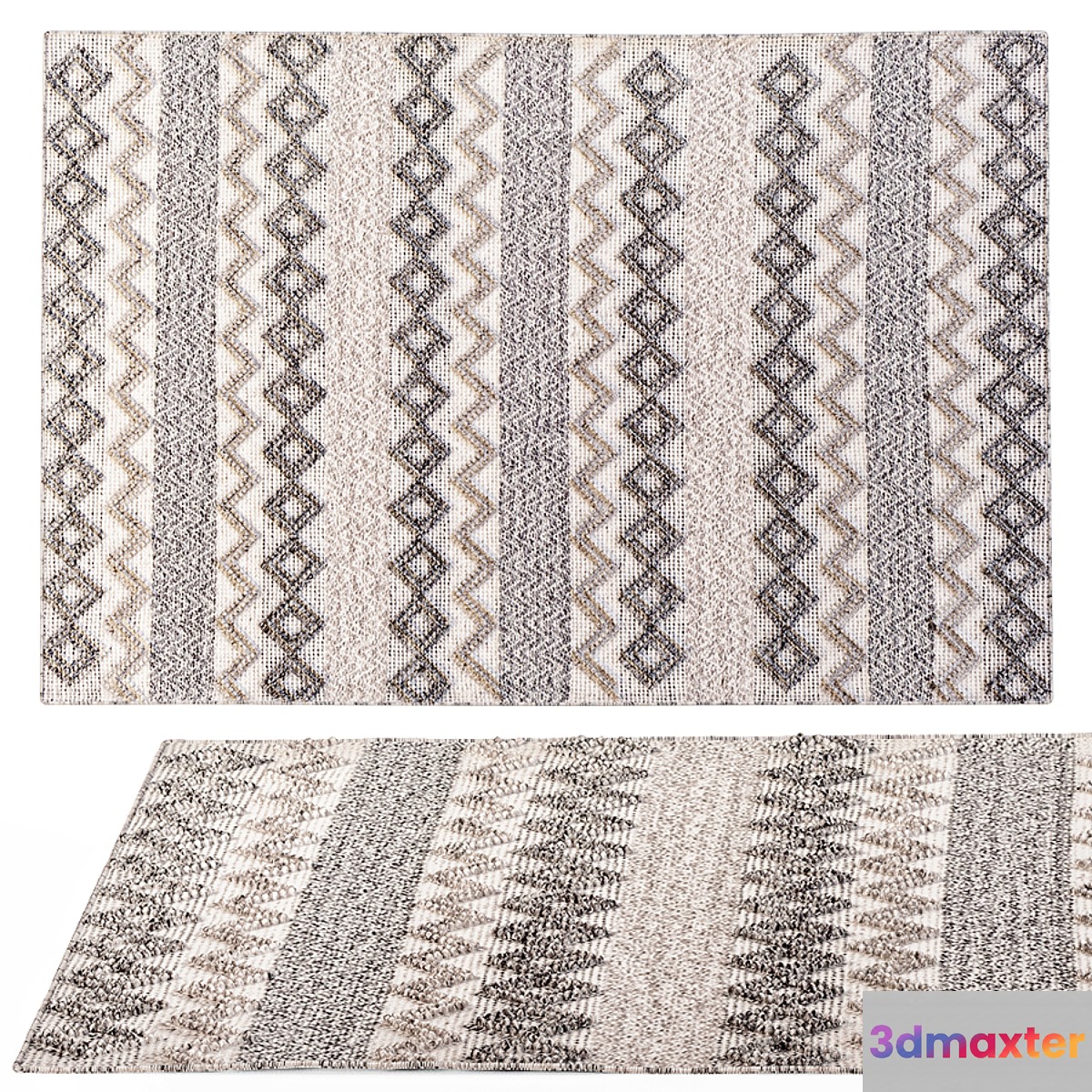 GARY AREA RUG 3D Max