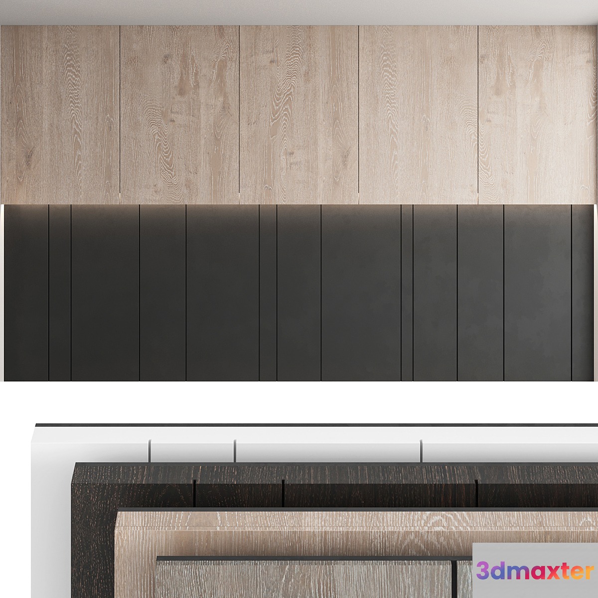 Decorative wall panel_set 19 3D Max