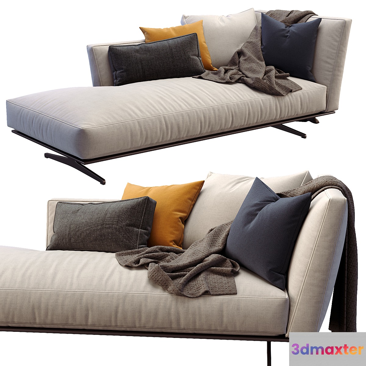 Flexform CHAISE LONGUE EVERGREEN - No.2