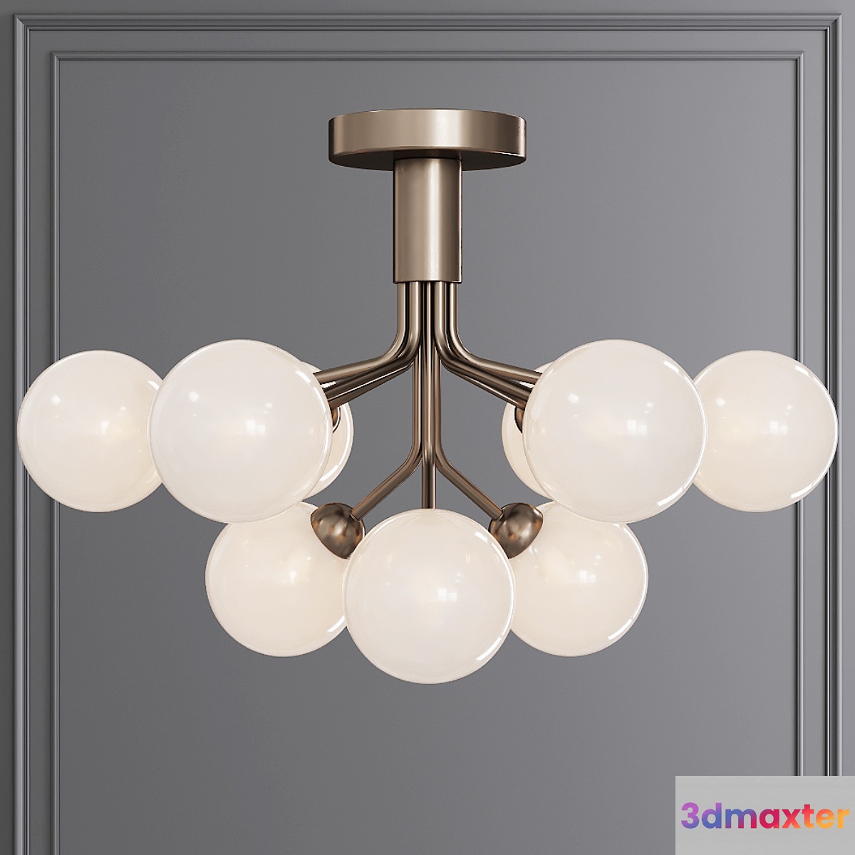 Nuura APIALES 9 CEILING by Sofie Refer Bronze and Opal 3D Max
