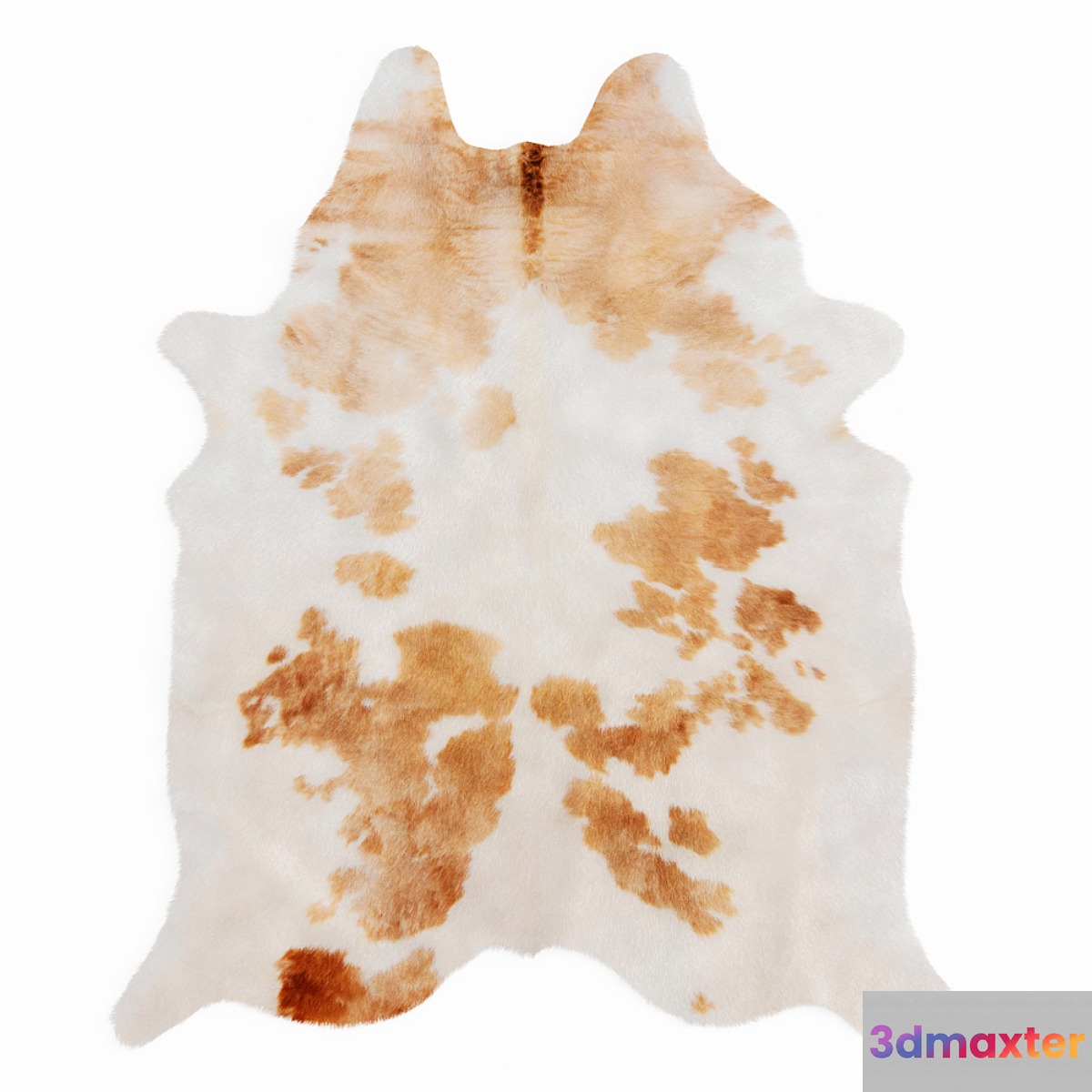 Spotted Brown And White Cowhide Rug - No.3