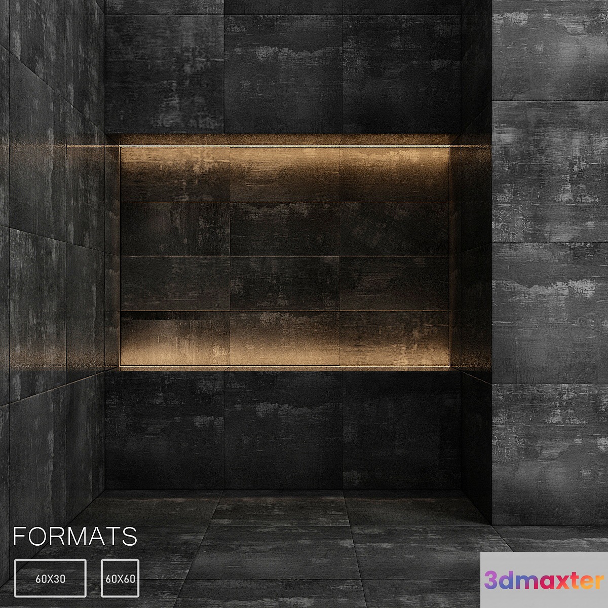 Wall and floor marble tiles No. 41 3D Max