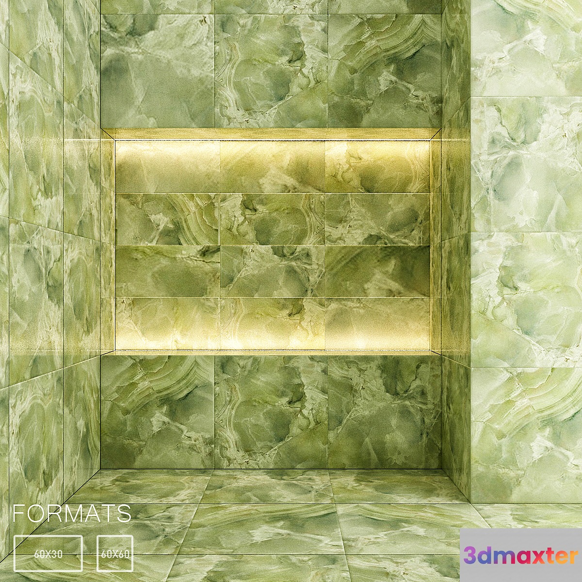 Wall and floor marble tiles No. 50 3D Max