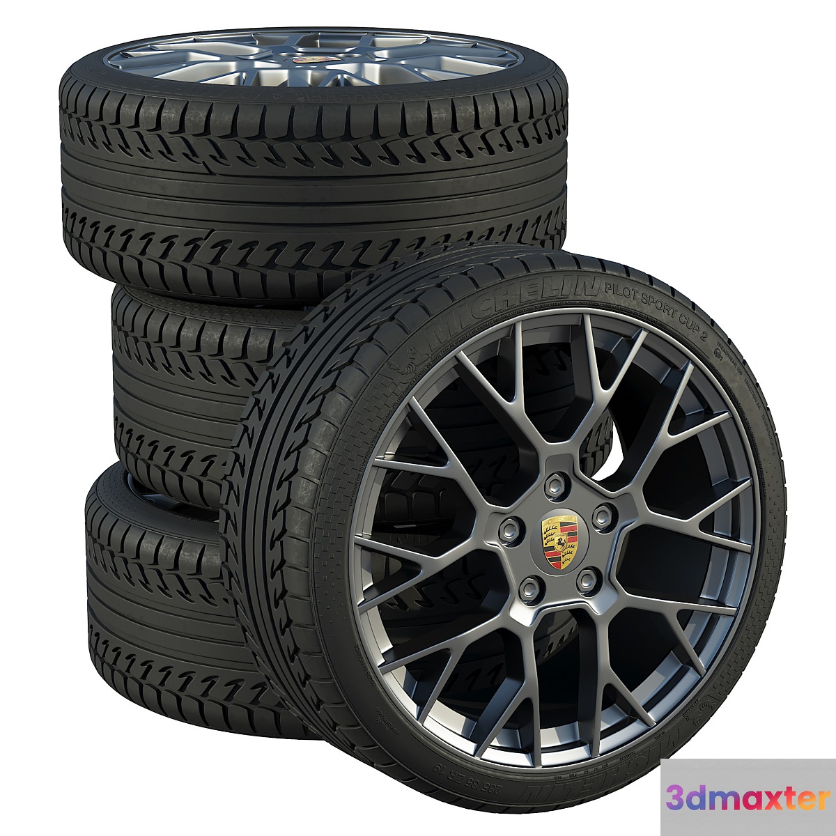 PORSCHE Wheels 3D Max