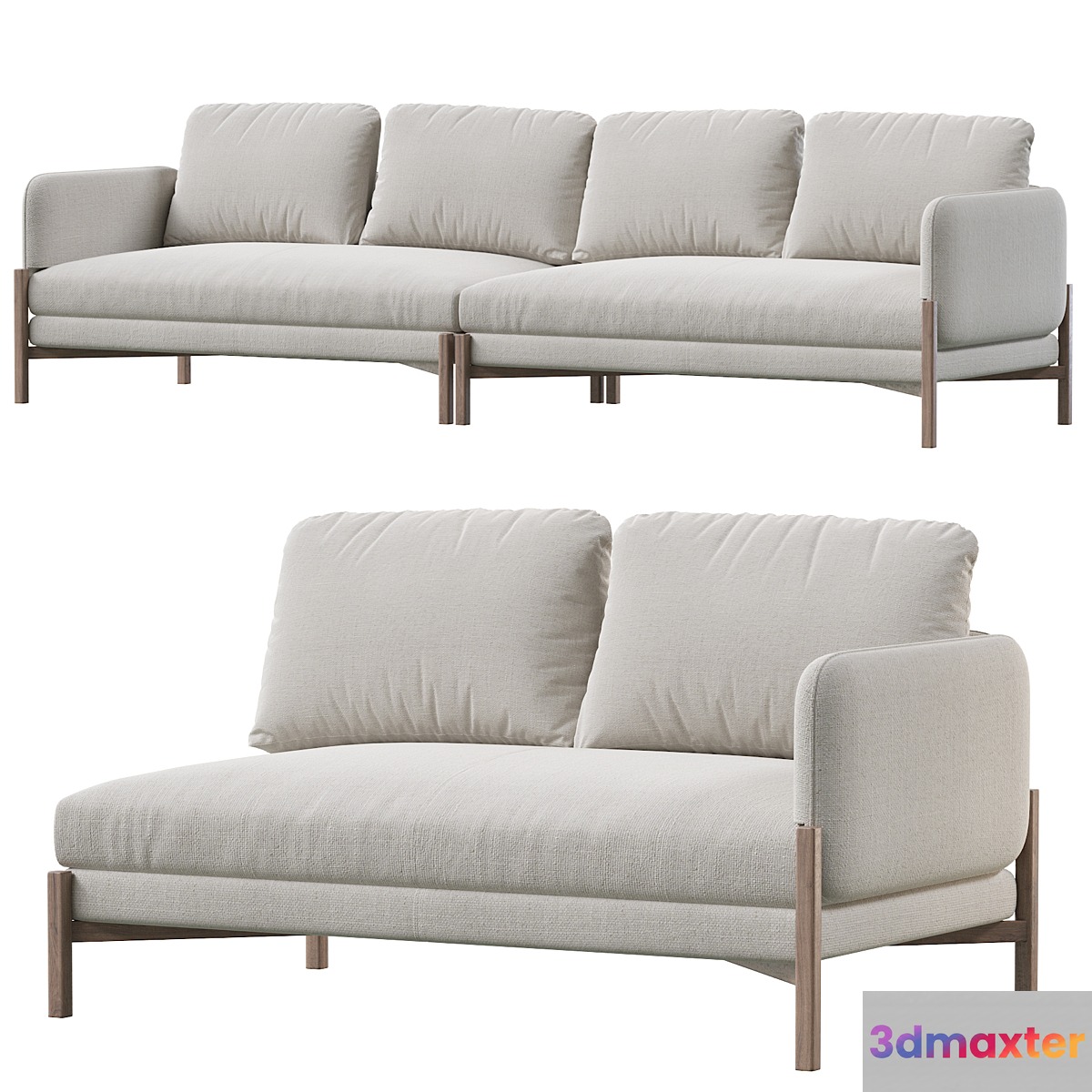 JULES (2 -seater unit with 1 arm right or left)